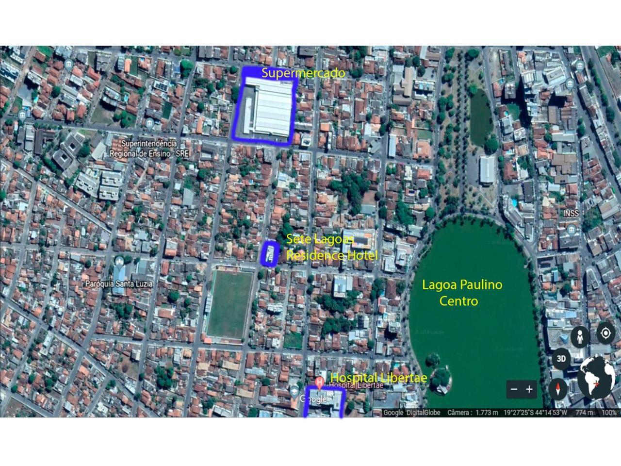 Sete Lagoas Residence Hotel Exterior foto